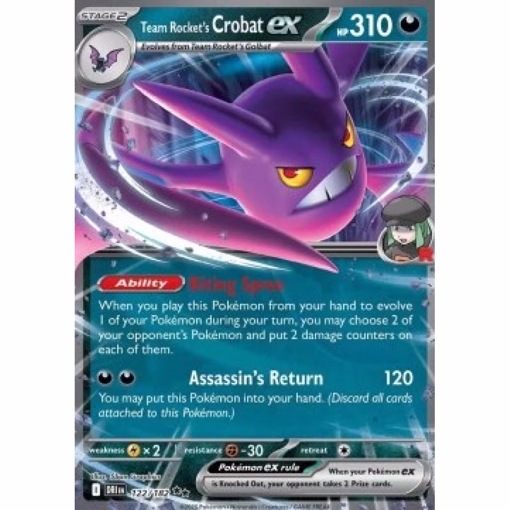 Destined Rivals Team Rocket's Crobat ex